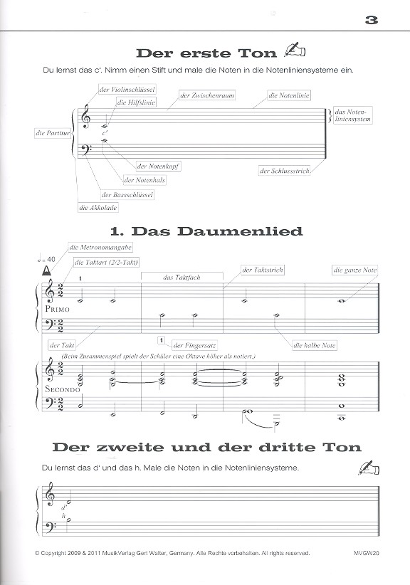 Klavierbuch für die Jüngsten Band 1 (+CD)