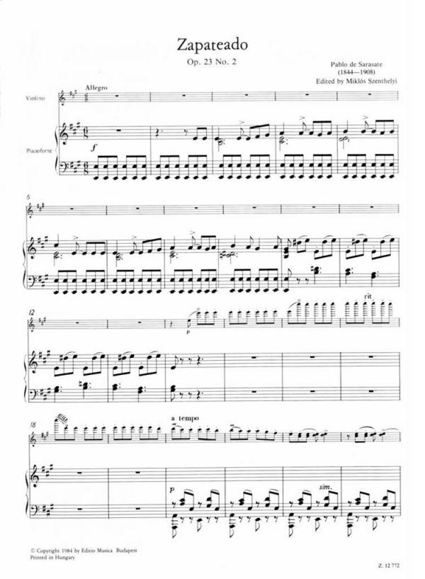 Zapateado op.23,2