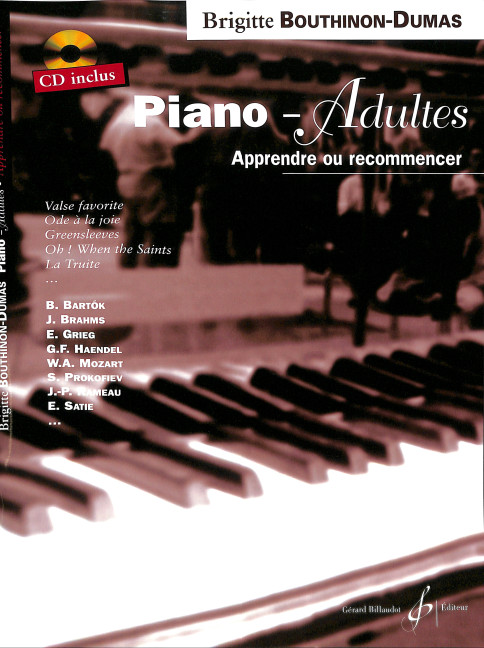 Piano-Adultes - apprendre ou recommencer (+CD)