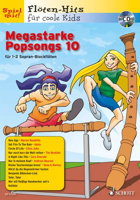 Megastarke Popsongs Band 10 (+CD)
