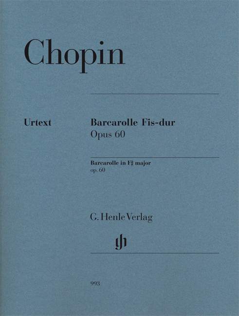 Barcarolle Fis-Dur op.60
