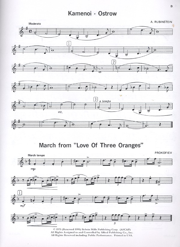 Tunes for French Horn Level 3 Technic