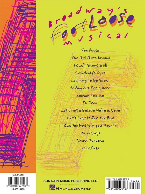 Footloose (Musical): vocal selections