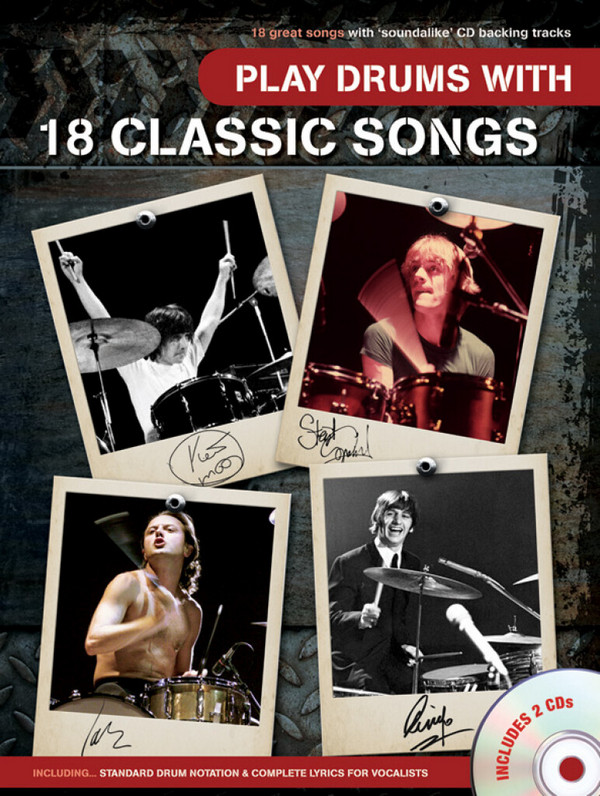 Play Drums with 18 Classic Songs (+CD):