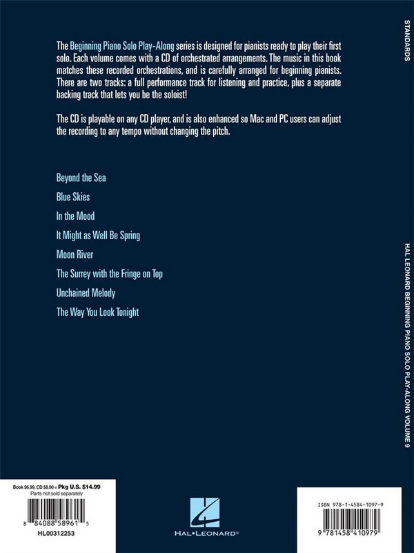 Standards (+CD): for easy piano