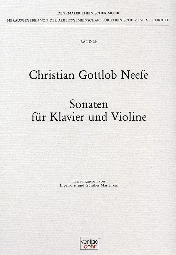 Sonate für Klavier und Violine