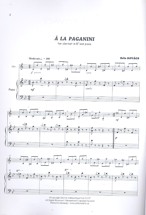 À la Paganini