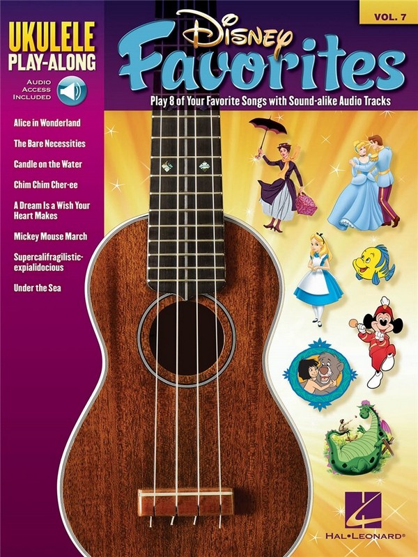 Disney Favorites (+Audio Access): ukulele playalong