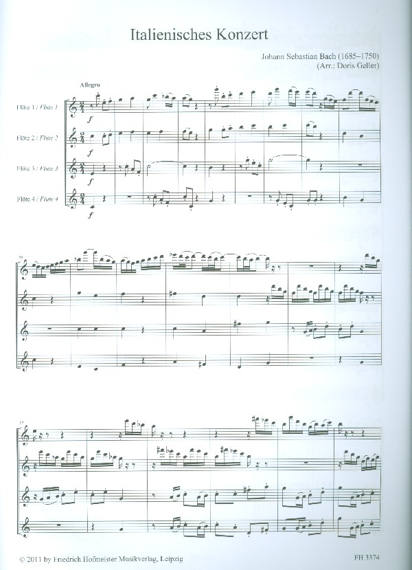 Italienisches Konzert BWV971