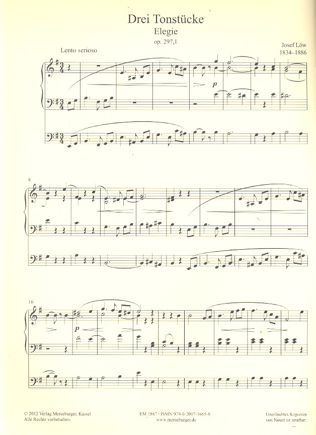 3 Tonstücke op.297  und  Träumereien