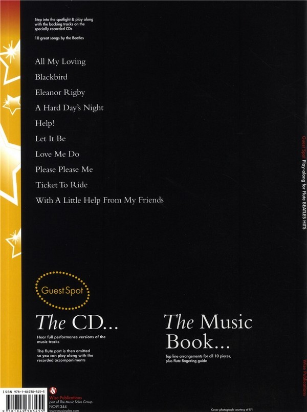 Beatles Hits (+CD): for flute
