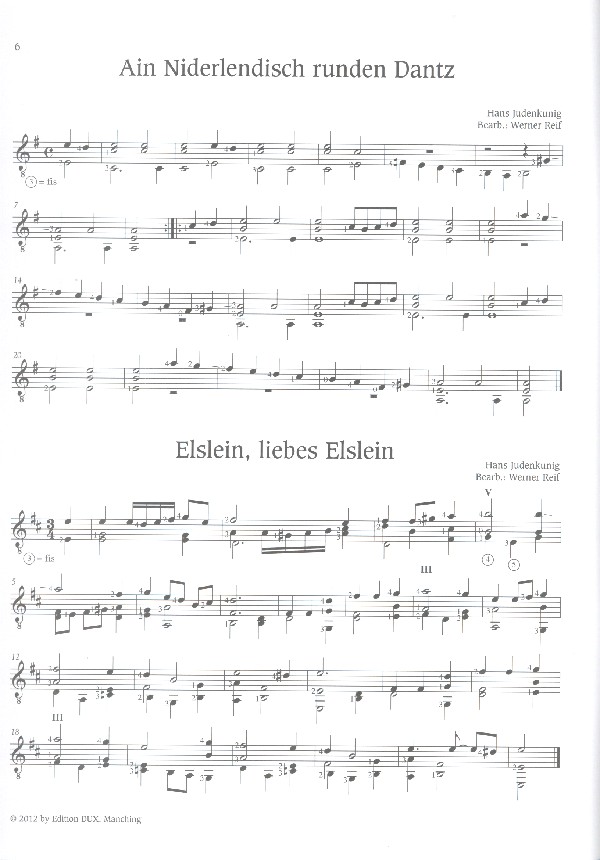 Lautenstücke aus der Renaissance -