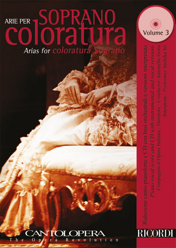 Arias for coloratura soprano vol.3 (+CD)