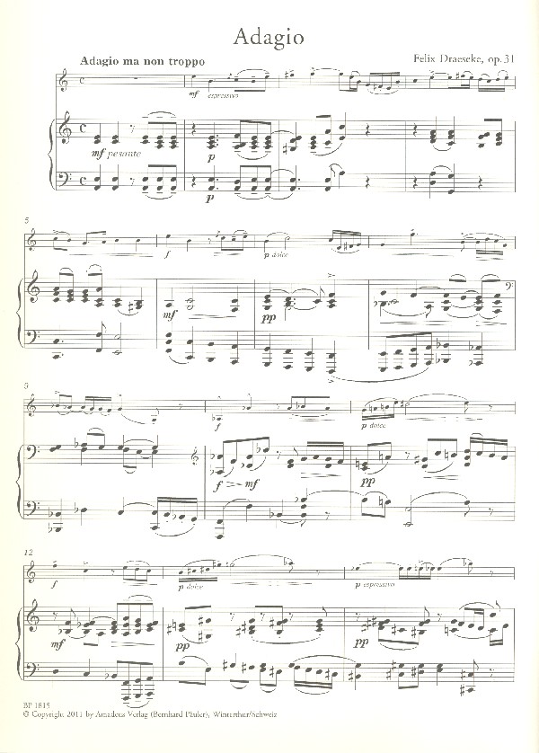 Adagio op.31 und  Romanze op.32