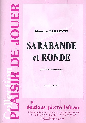 Sarabande et ronde pour clarinette