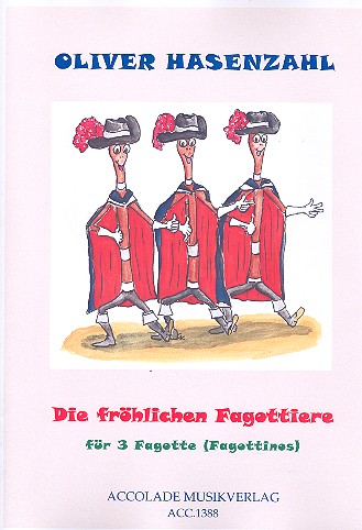 Die fröhlichen Fagottiere für 3 Fagotte (Fagottinos)