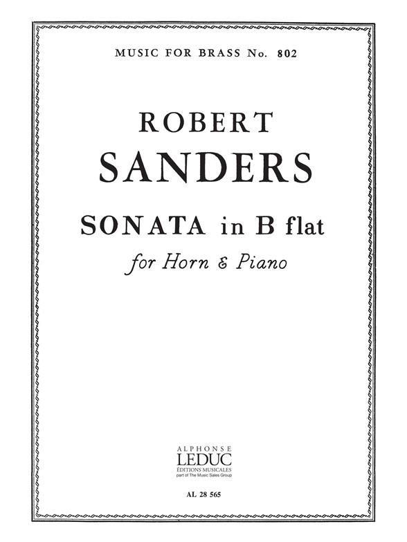 Sonate B-Dur für Horn und Klavier