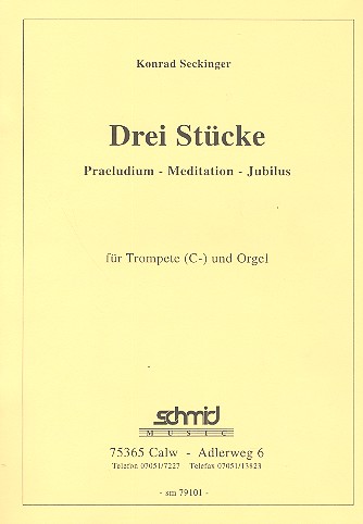 3 Stücke für Trompete in C und Orgel