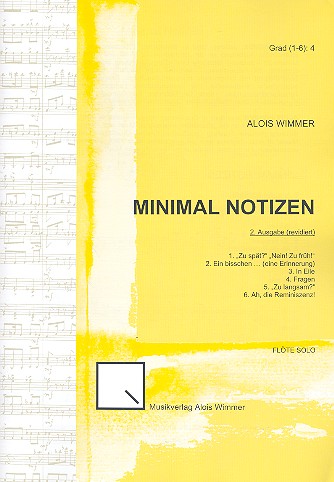 Minimal Notizen für Flöte