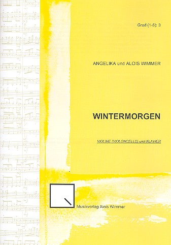 Wintermorgen für Violine (Violoncello)