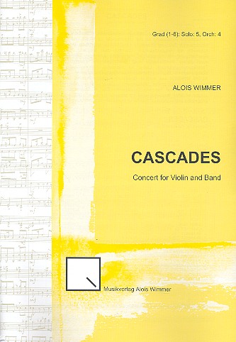 Cascades op.76 für Violine und Blasorchester