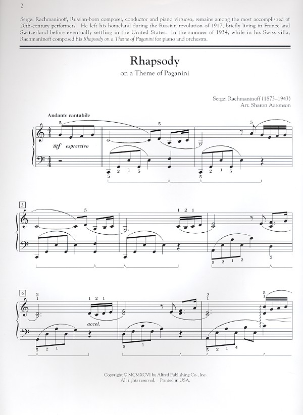 Rhapsody on a Theme of Paganini (Theme)