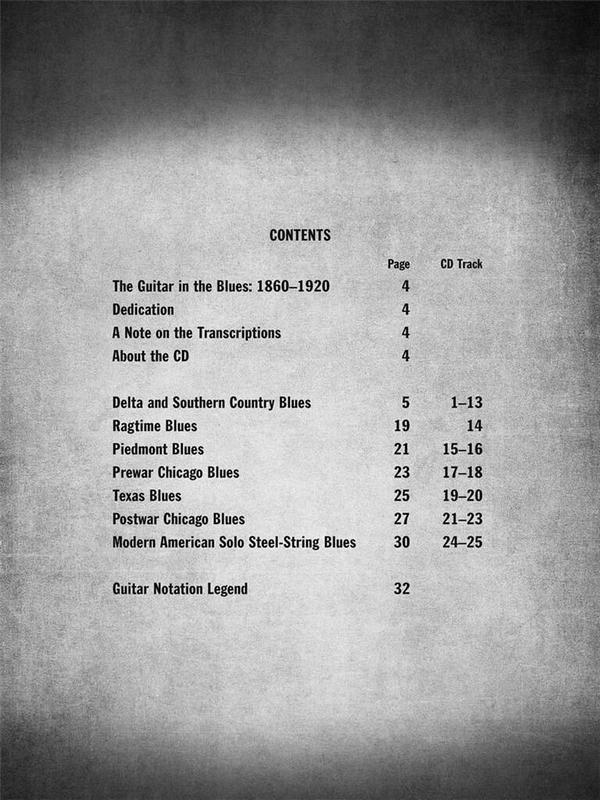 12-Bar Fingerstyle Blues (+CD):