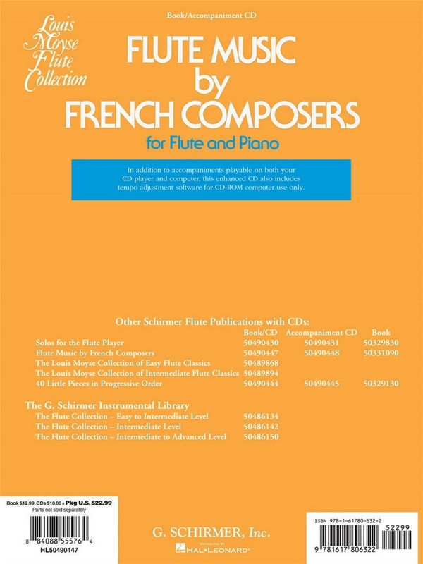 Flute Music by French Composers (+audio Access)