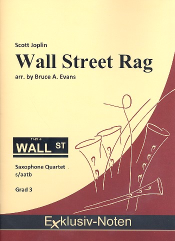 Wall Street Rag: für 4 Saxophone