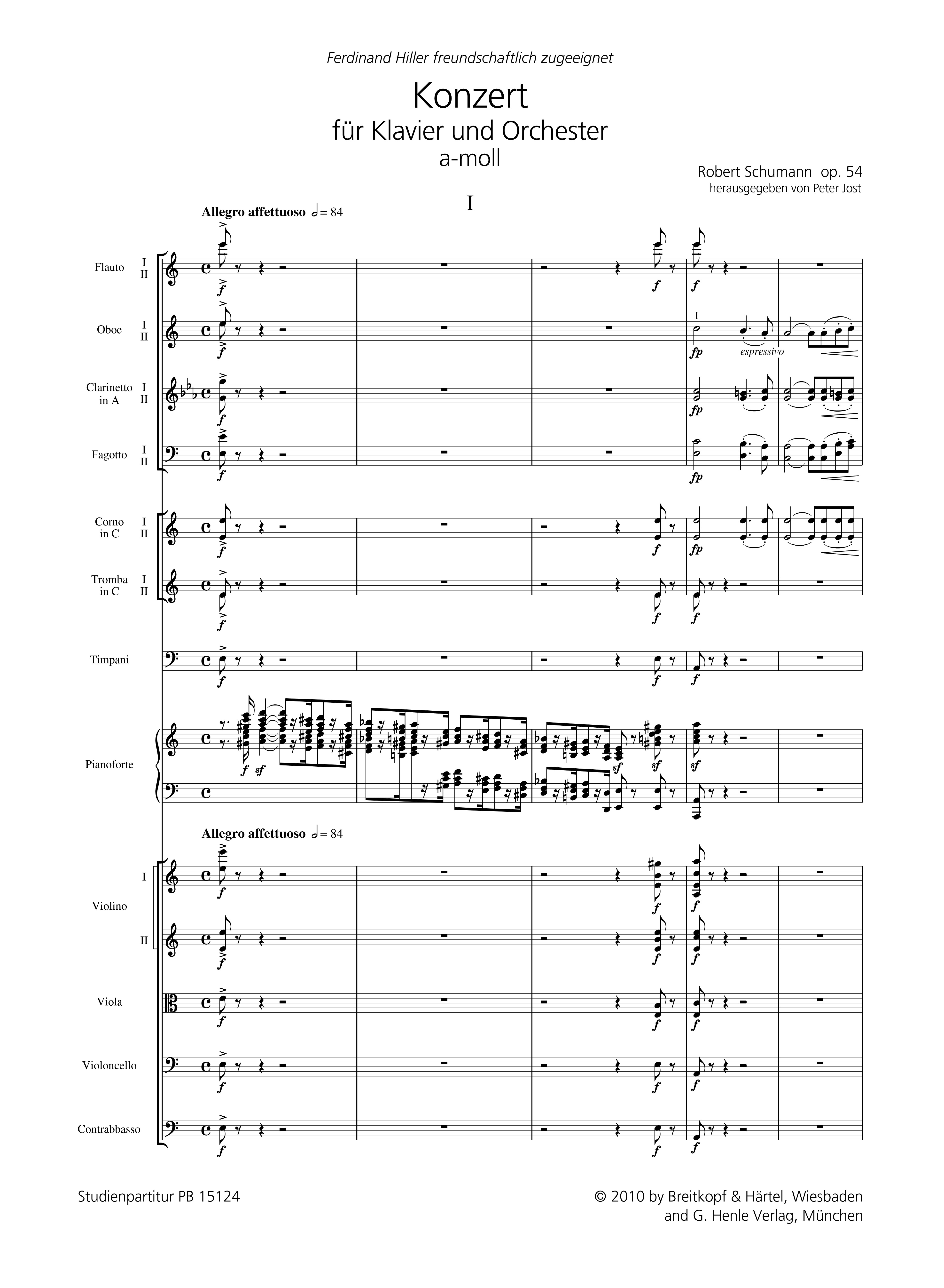 Konzert a-Moll op.54