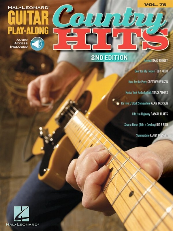 Country Hits (+CD): guitar playalong vol.76