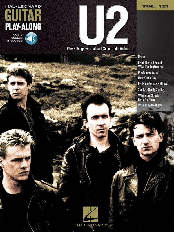 U2: guitar playalong vol.121