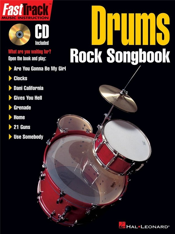 Fast Track Drums Rock Songbook (+CD):