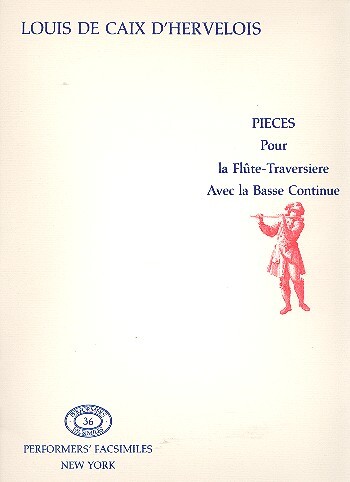 Pièces pour la flûte traversière avec la basse