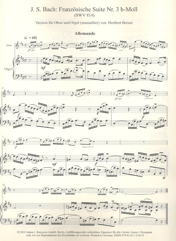 Französische Suiten Band 2 (Nr.3-4)