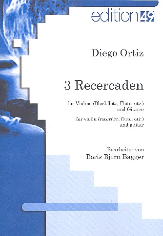 3 Recercaden für Violine (Melodieinstrument