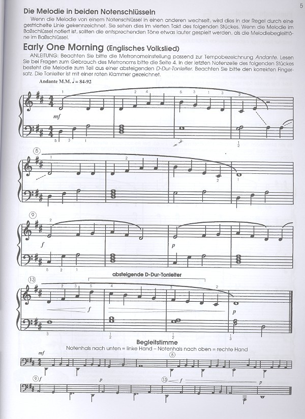 Klavierschule für Erwachsene Band 3 und 4
