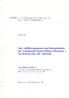 Zur Aufführungspraxis und Interpretation der