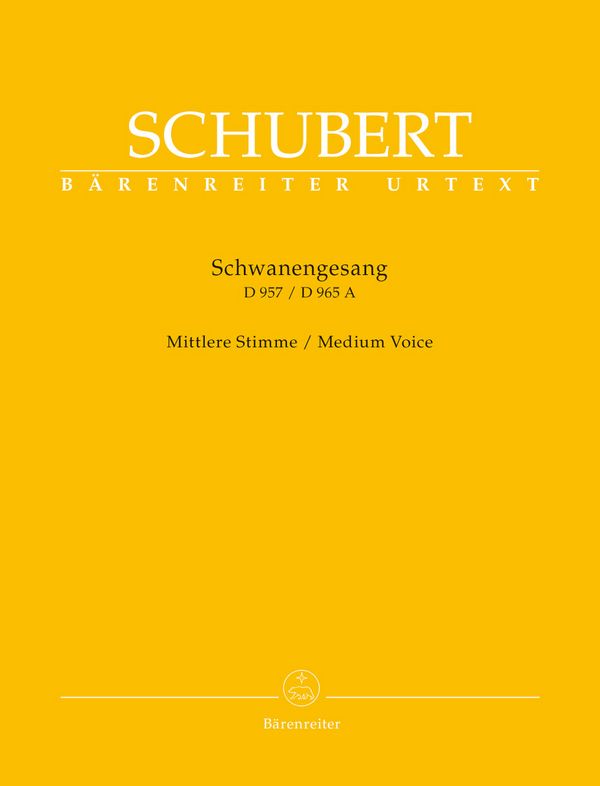 Schwanengesang D957 / D965a 