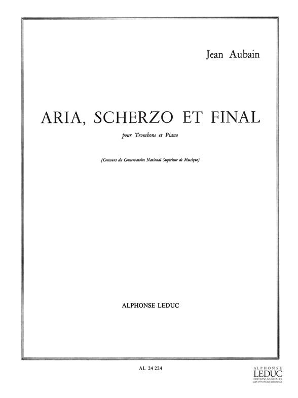 Aria, Scherzo et Final pour trombone