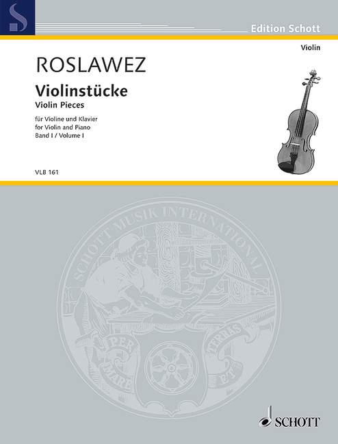 Violinstücke Band I