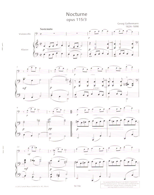 Nocturne a-Moll op. 115/3