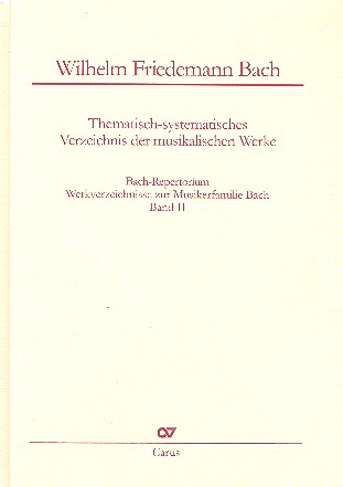 Bach-Repertorium Band 2 Werkverzeichnis von