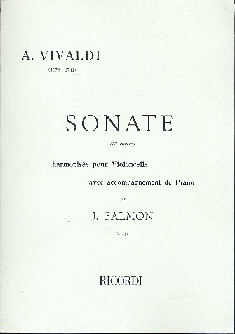 Sonate en ut mineur pour violoncelle