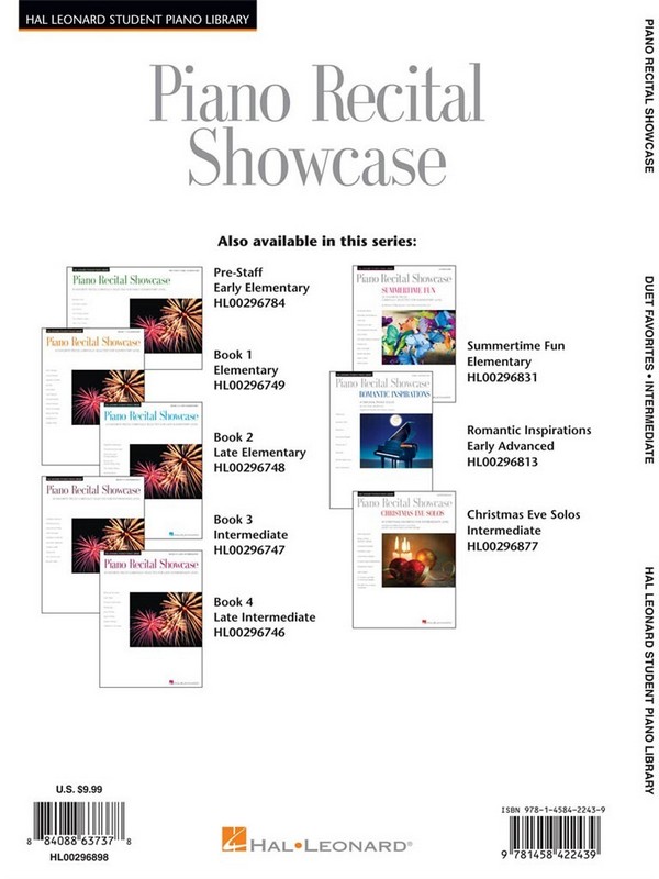 Piano Recital Showcase - Duet Favorites