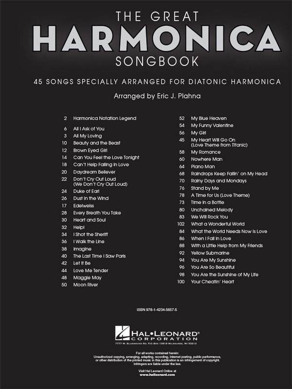 The great Harmonica Songbook