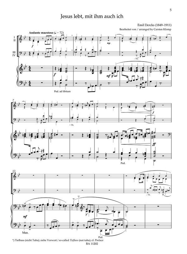 5 Choralvorspiele der Romantik 
