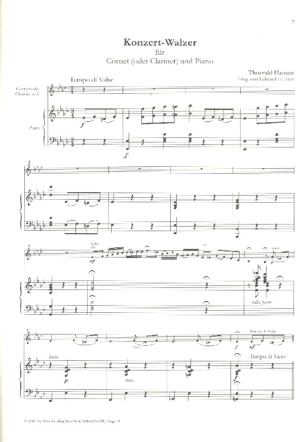 Konzertwalzer, Romanze und Scherzo