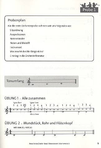 Junior Band Bläserklasse Band 1