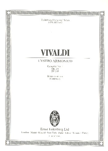 Konzert D-Dur op.3,1 RV549